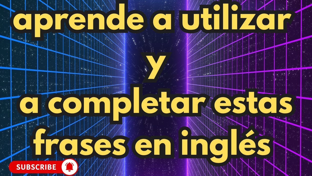🎧Aprende a utilizar estas palabras completando las frases en inglés✅|| ¿cómo aprende hablar inglés? 