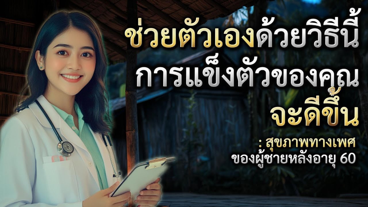 สุขภาพทางเพศของผู้ชายหลังอายุ 60 ช่วย :  ตัวเองด้วยวิธีนี้การแข็งตัวของคุณจะดีขึ้น