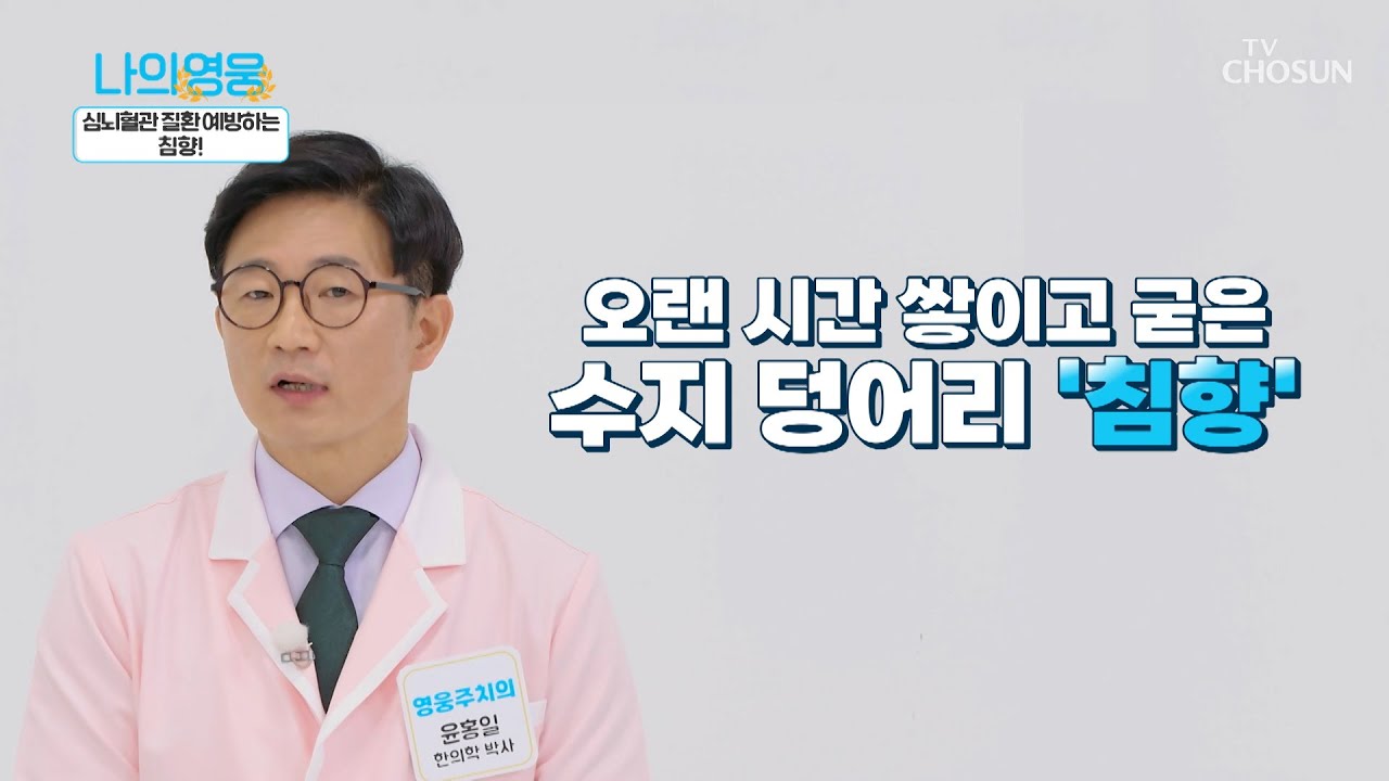 혈관에 쌓이는 찌꺼기를 청소해 주는 '침향' TV CHOSUN 220920 방송  | [나의 영웅] 5회 | TV조선