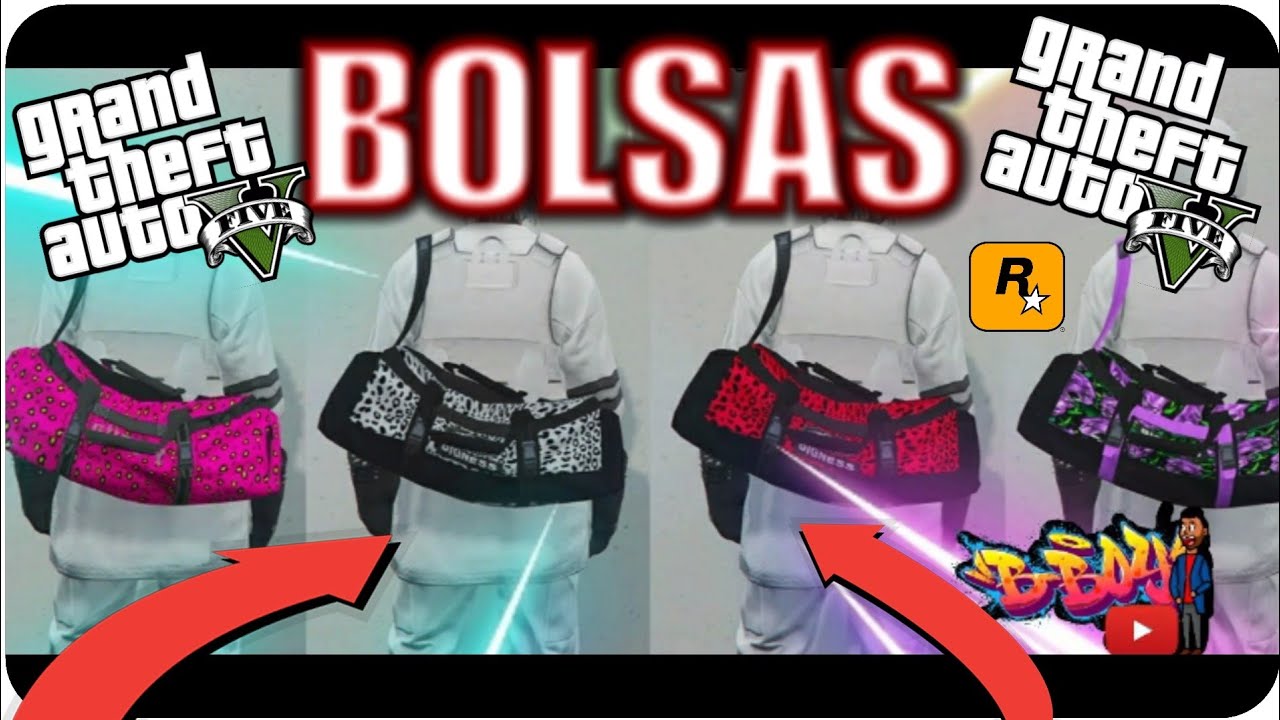 * CAYÓ  PERICO * COMO TENER BOLSAS DE ATRACO DE COLORES GTA5 ONLINE (Bolsas exclusivas) PS4 /XBOX 1