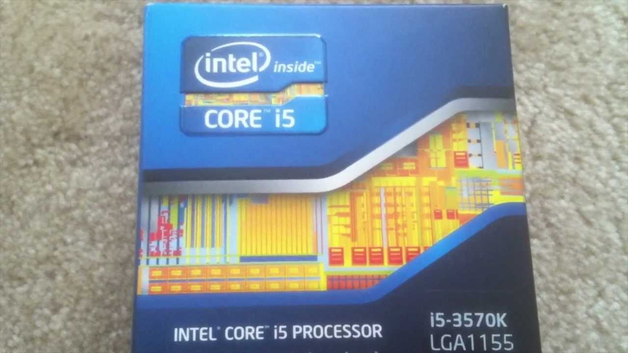 Intel i5 3570K Unboxing