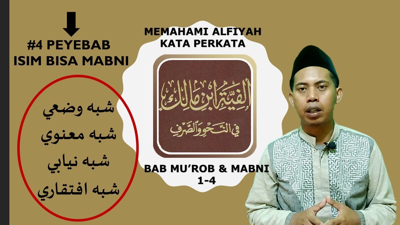NGAJI ALFIYAH [[Bab Mu'rob & Mabni Bait ke-1-4]]