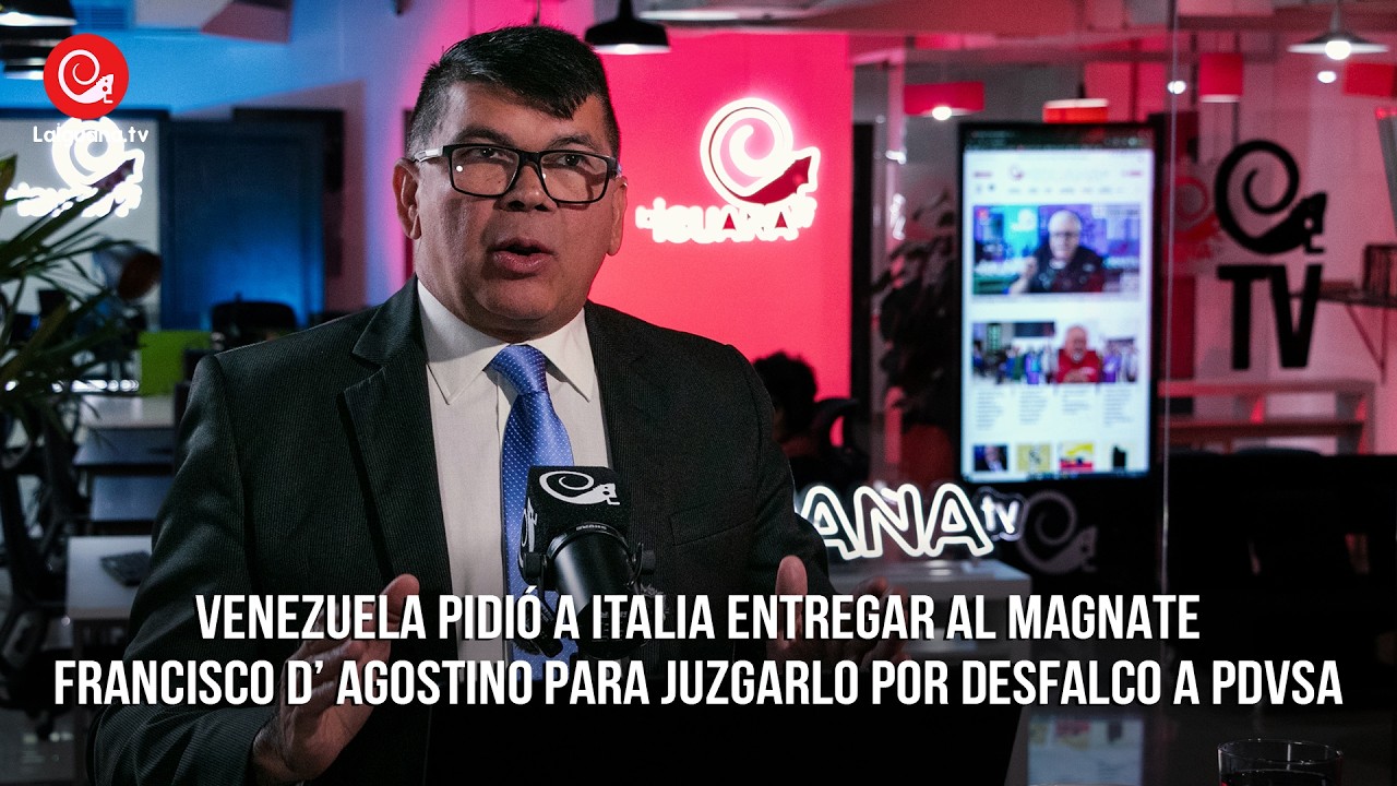 Venezuela pidió a Italia entregar al magnate Francisco D’ Agostino para juzgarlo por desfalco  Pdvsa