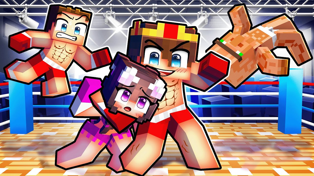 Ich habe eine WRESTLING Familie in Minecraft!