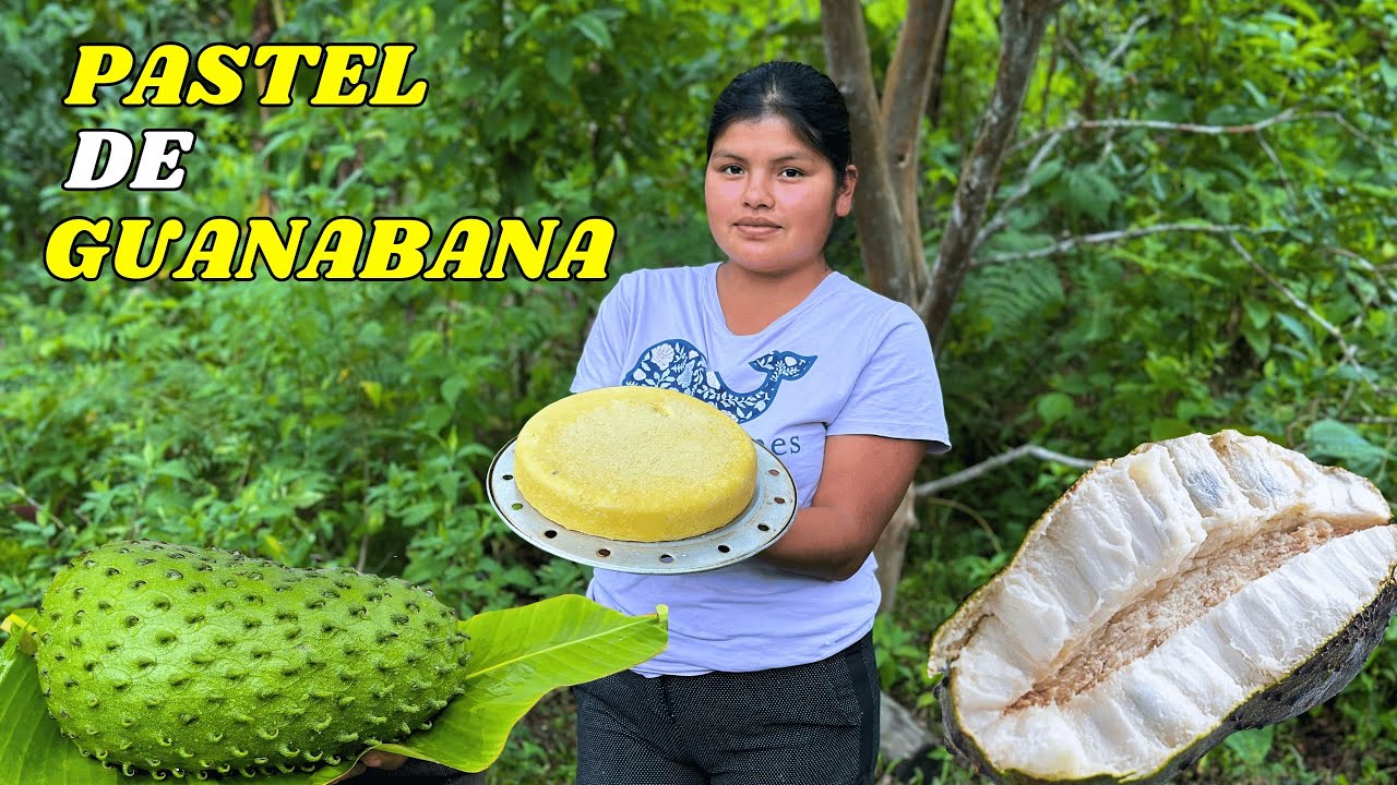 Delicioso pastel de GUANABANA sin horno ni batidora - NATHALIA