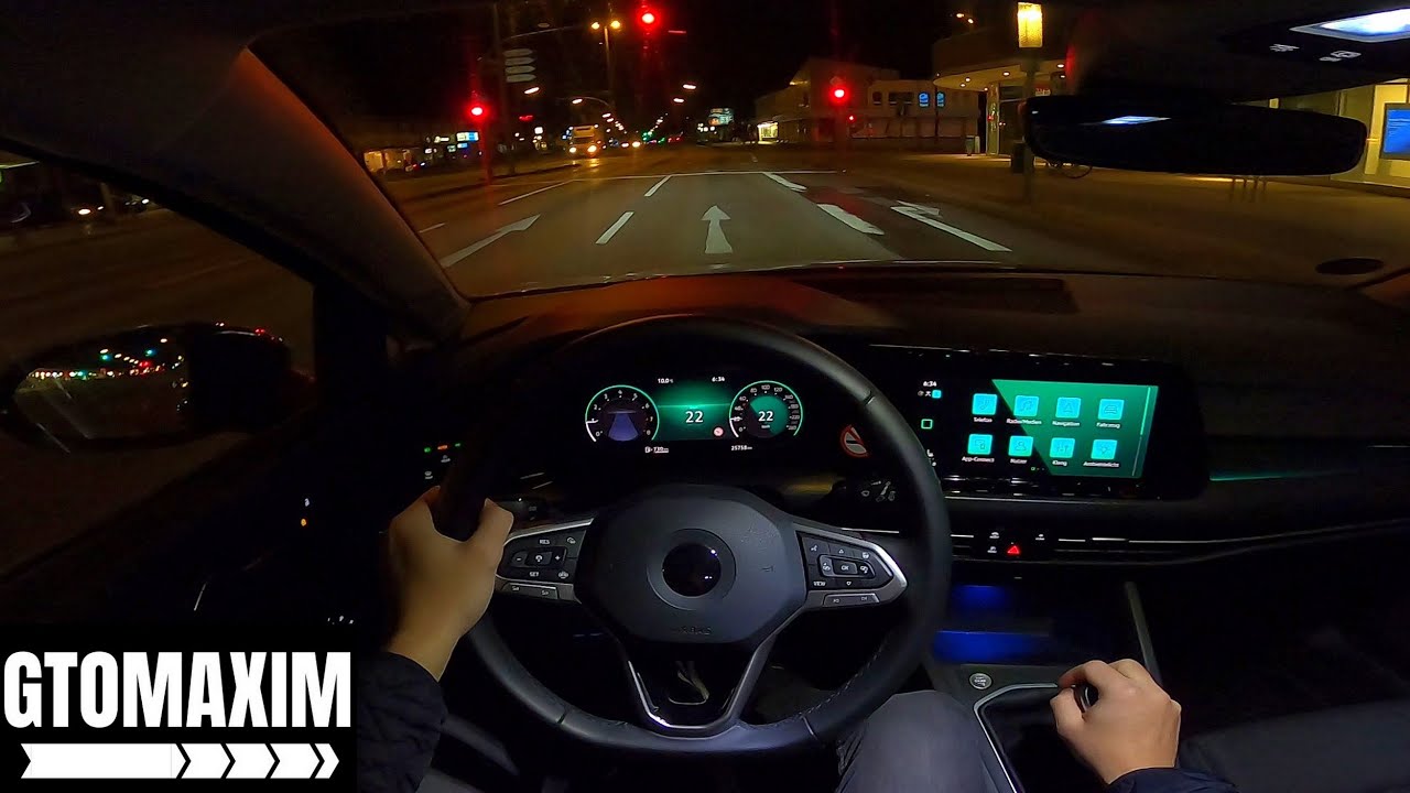 2021 Volkswagen Golf 8 1.0 TSI - POV night drive