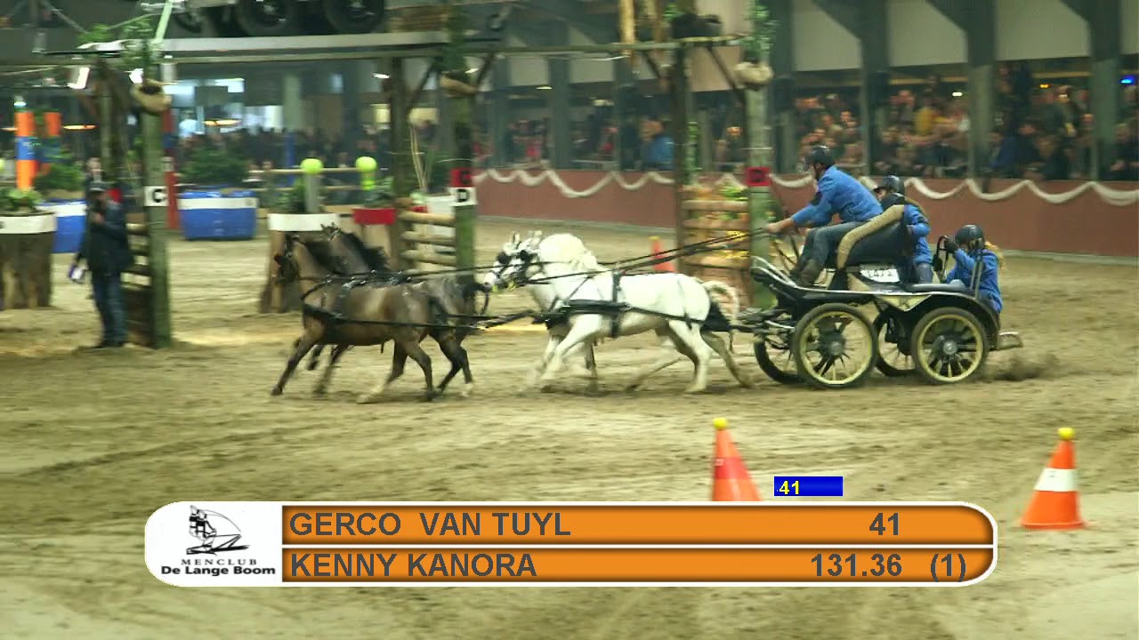 Nijkerk 2017 Finale Vierspan Pony
