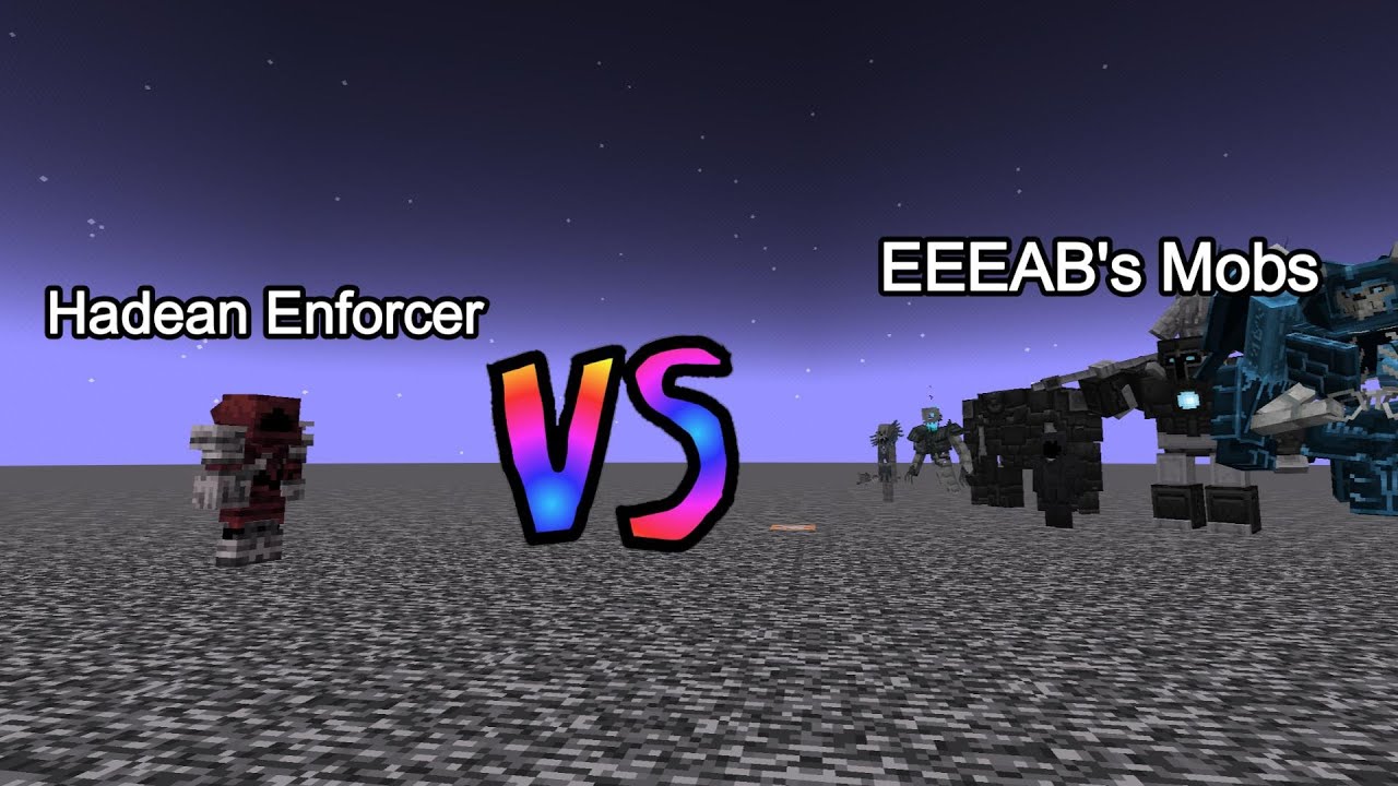 Hadean Enforcer vs EEEAB's Mobs | Minecraft  Mob Battle