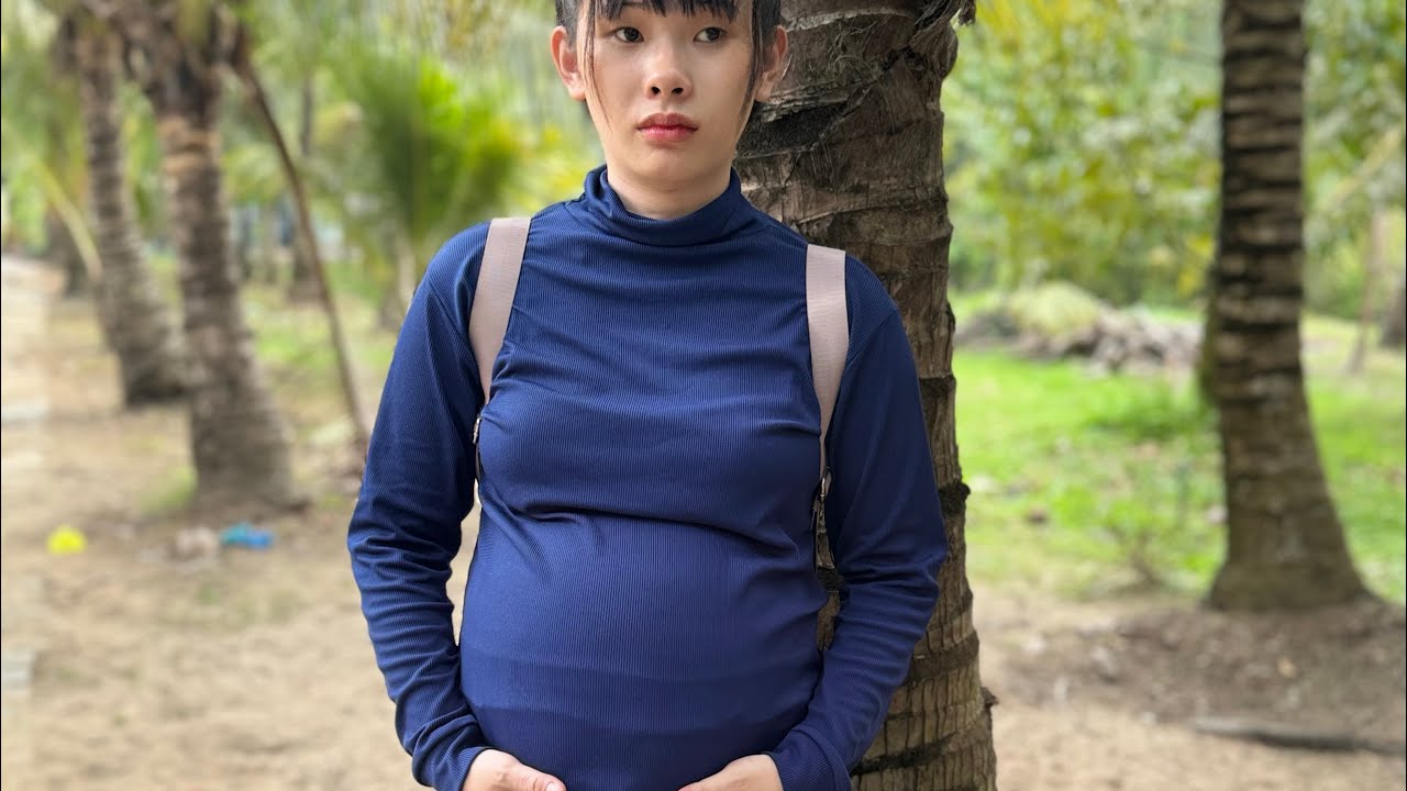 Cô gái dẫn ba đứa con lang thang để xin tiền đẻ
