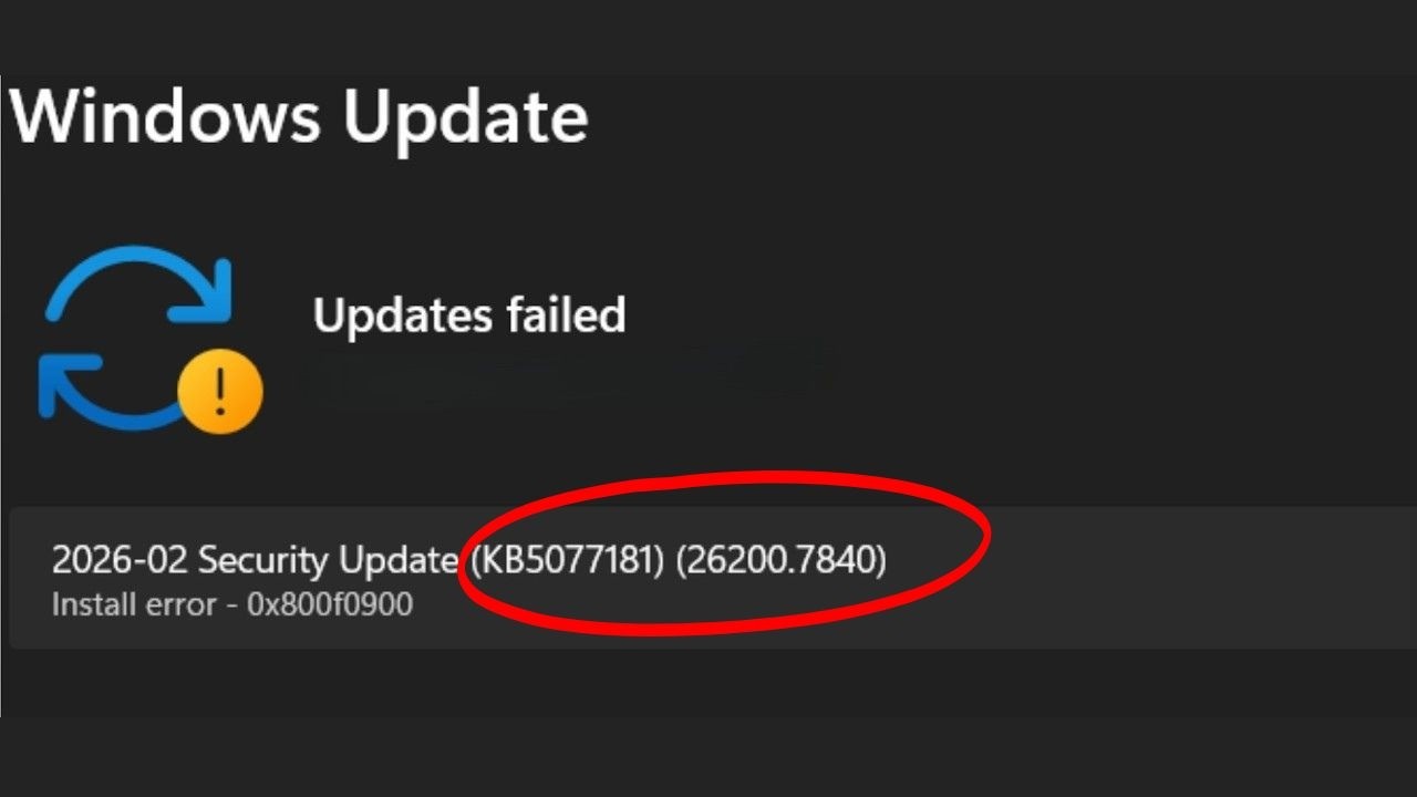 Как исправить ошибку 0x800f0900 (25H2/24H2), из-за которой не устанавливается обновление Windows ...
