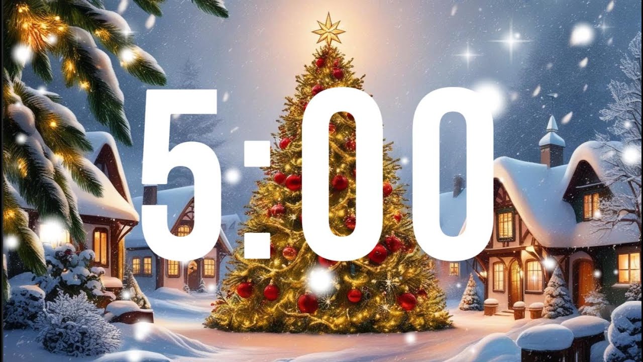 5-Minute Christmas Timer with Relaxing Music