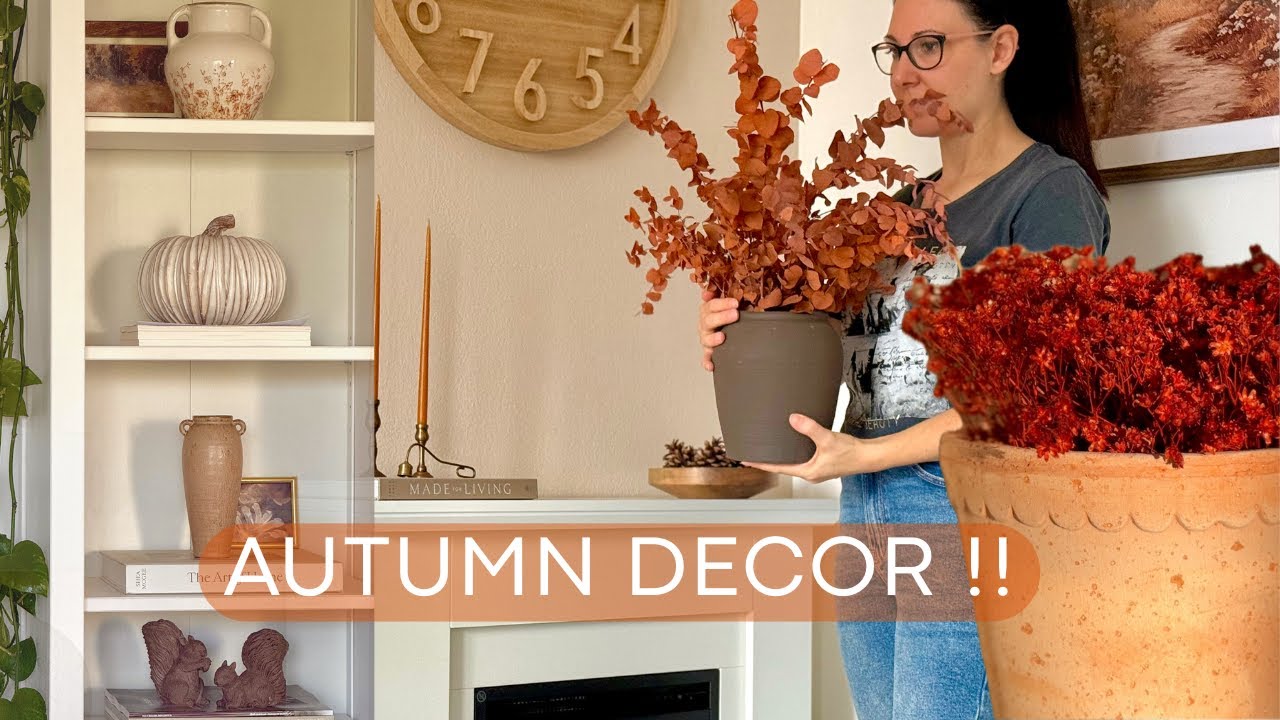 🍂 SPECCHIO NUOVO | Decoriamo la Casa per l'AUTUNNO | Rami Stabilizzati: un tocco naturale