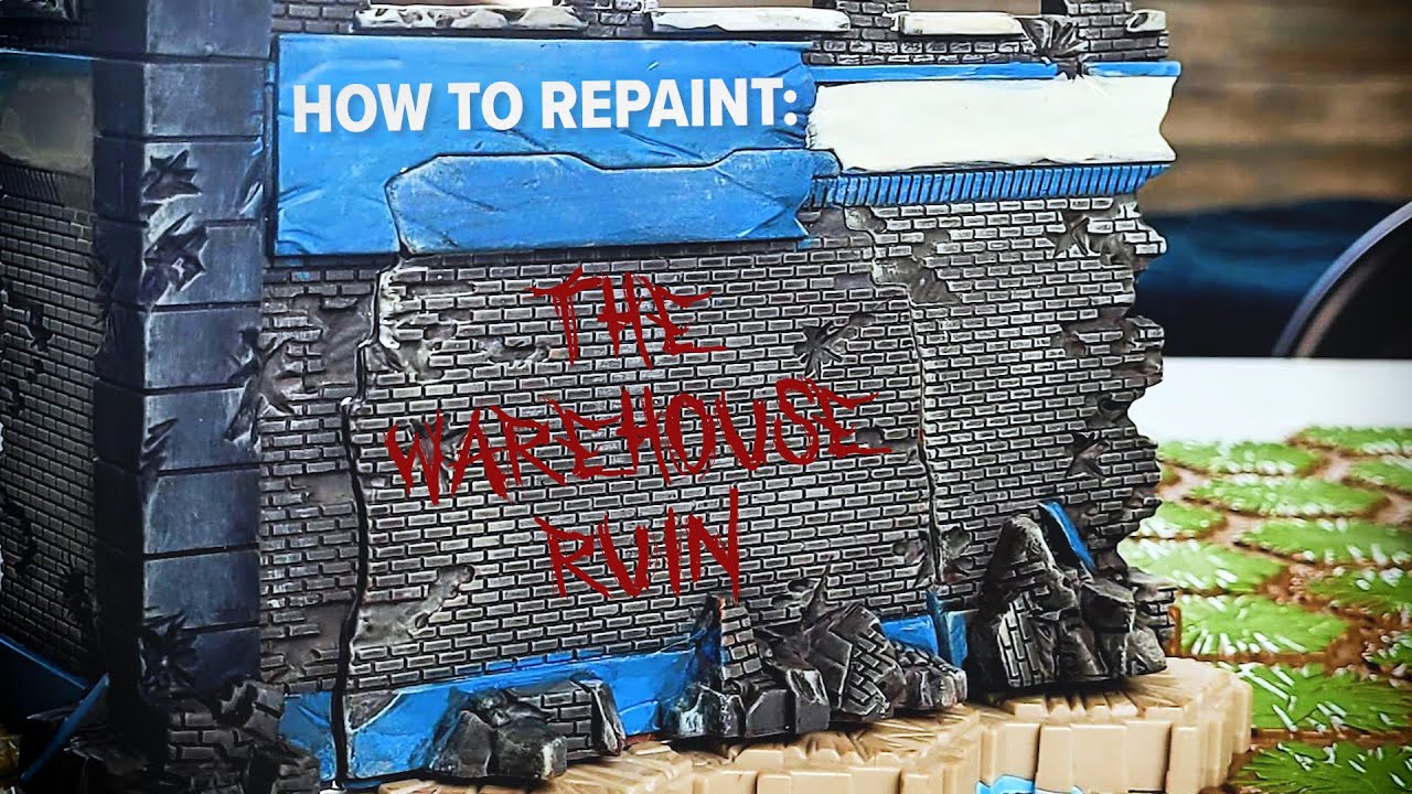 How to Repaint Heroscape Warehouse Ruins
