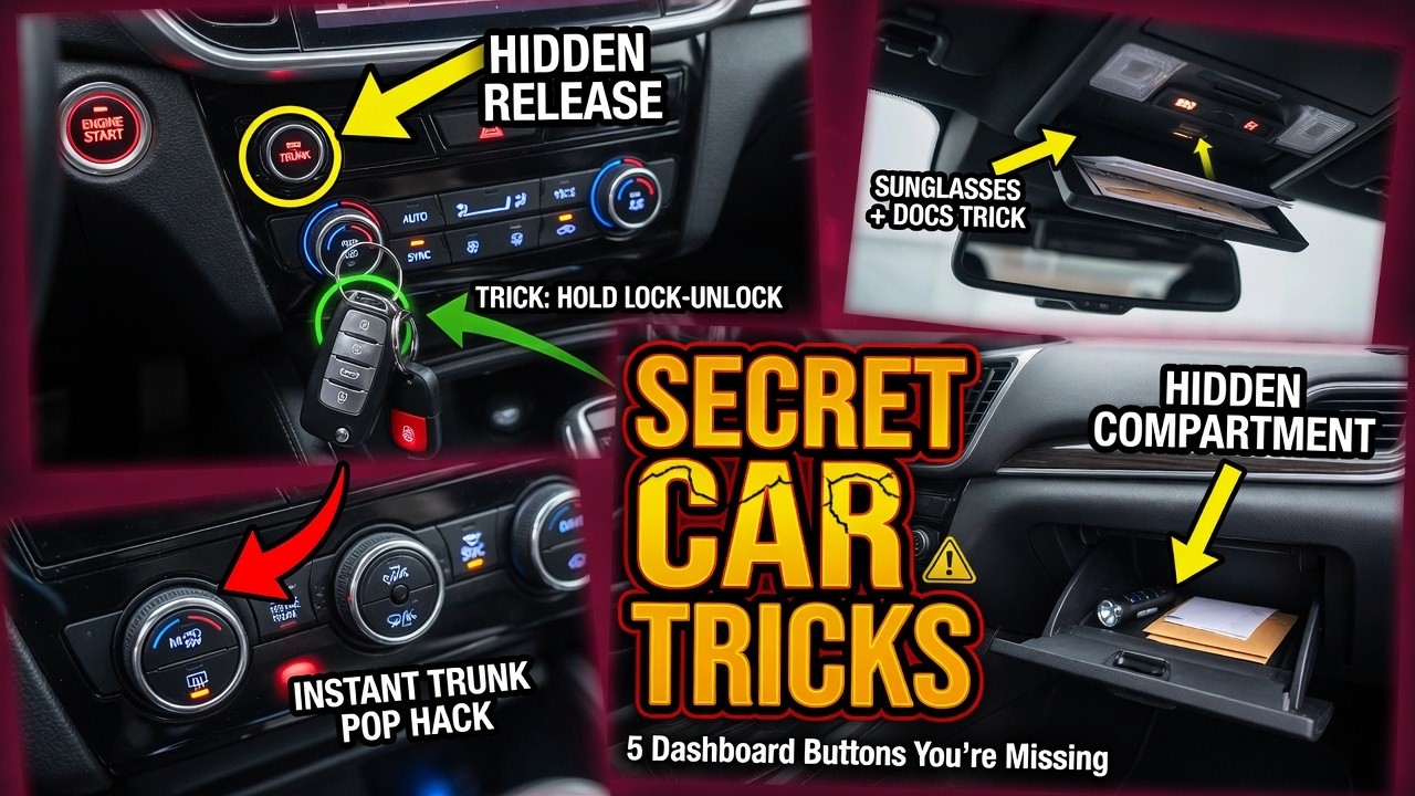 40 Hidden Car Features Most Drivers Never Use &mdash; These Secret Tricks Can Save You Money