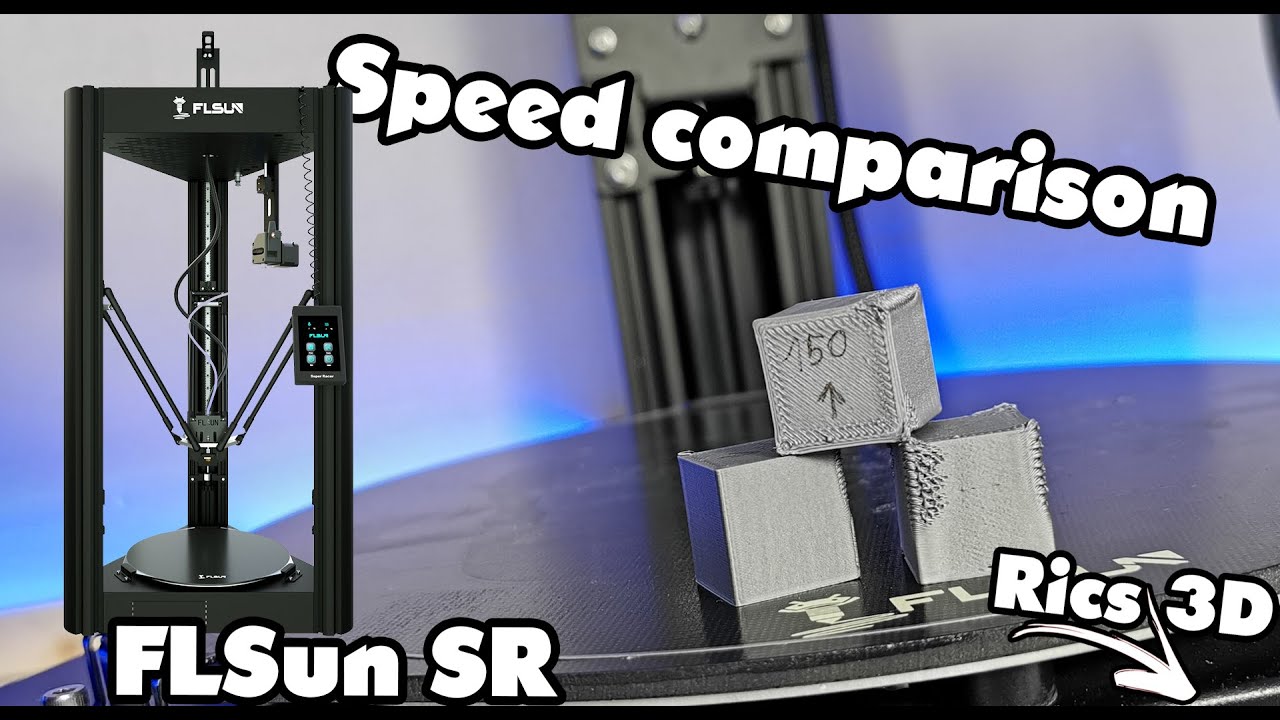 FLSun SR (Superracer) Speedtest / Vergleich// Rics_3D