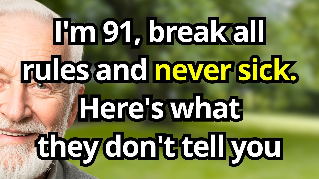 I'm 91 and Doctors Are Confused: The 5 Bad Habits That Keep Me Stronger Than My Grandkids!