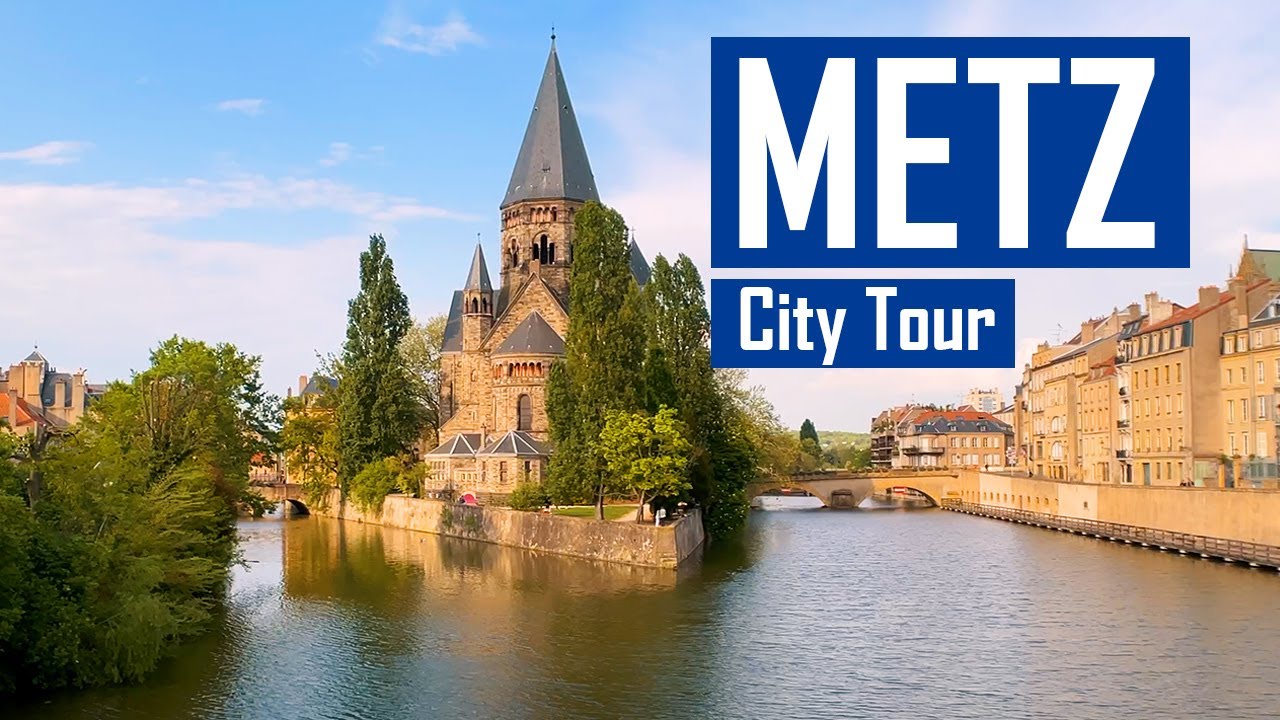 Ein Tag in Metz (Frankreich) - Von der Esplanade bis zur Kathedrale Saint-Étienne | 4k