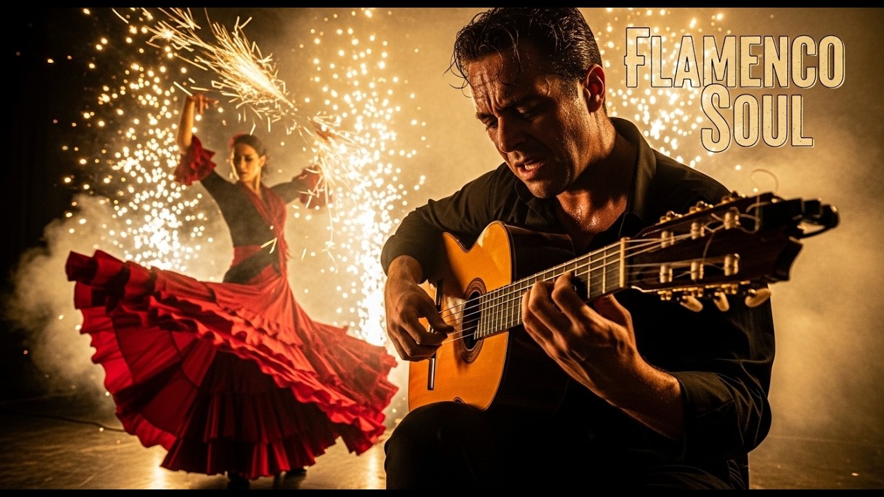 Sunset World Fusion 🌅 Warm Oud & Flamenco Instrumental for Golden Hour
