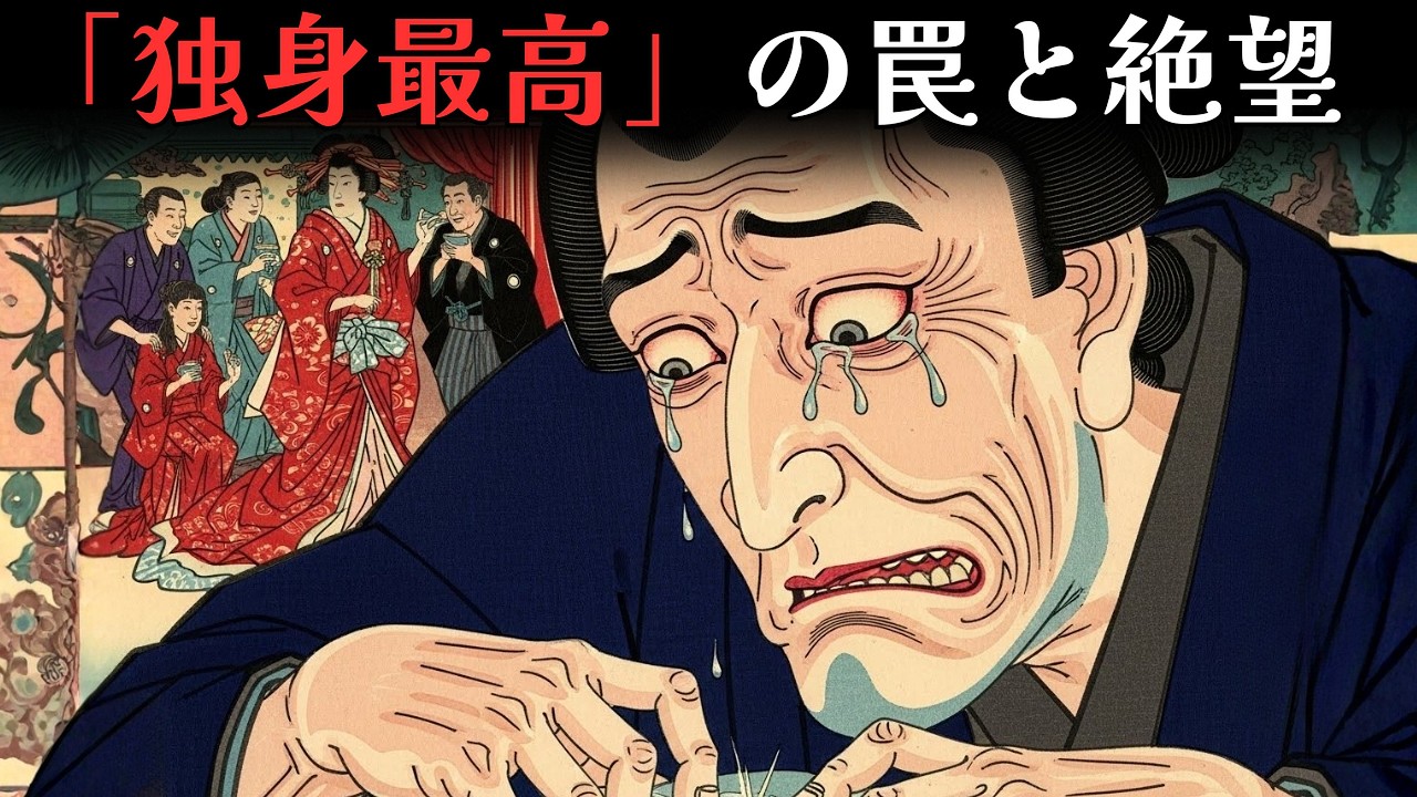 【江戸の真実】なぜ男性の半分が「生涯独身」？結婚できない残酷すぎる「仕組み」とは【江戸時代の庶民】【江戸ログ】