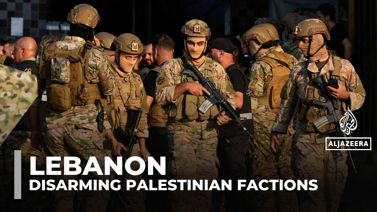 Lebanon begins disarming Palestinian groups in refugee camps