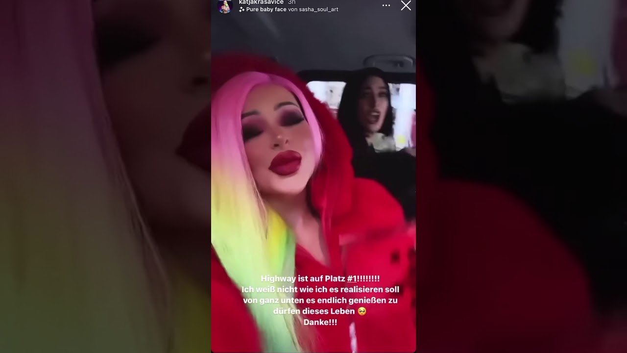 Katja Krasavice und Elif sind mit highway auf der eins!!!