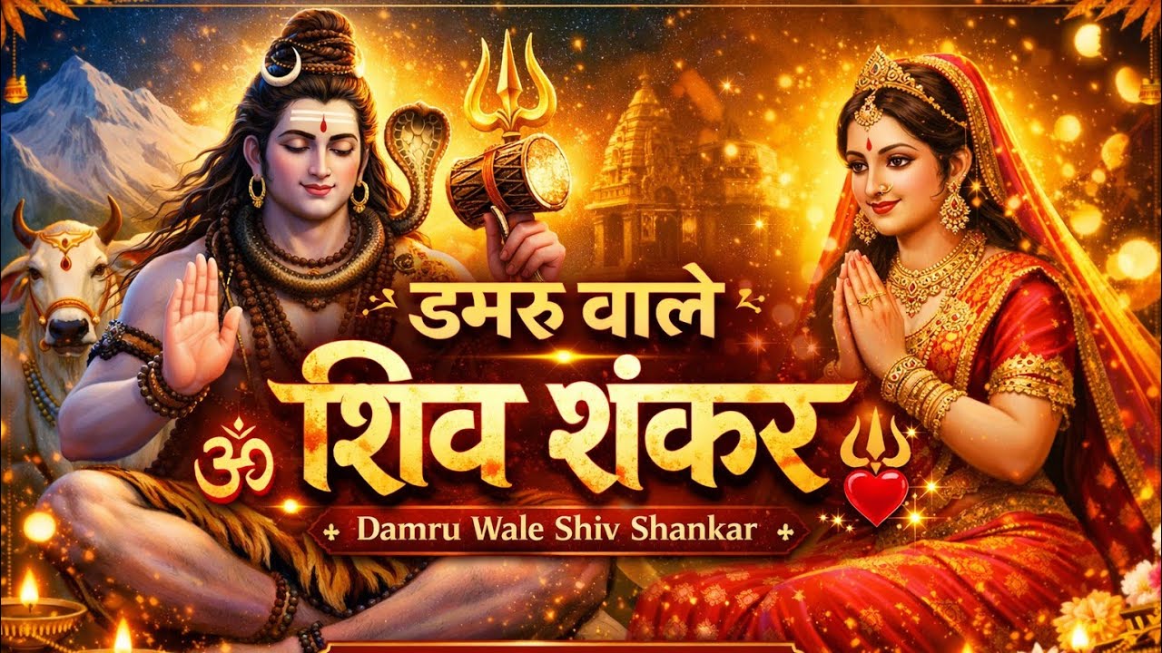 Damru Wale Shiv Shankar 🔱 | Shiv Parvati Bhajan ❤️ | Har Har Mahadev | Bhakti Beats