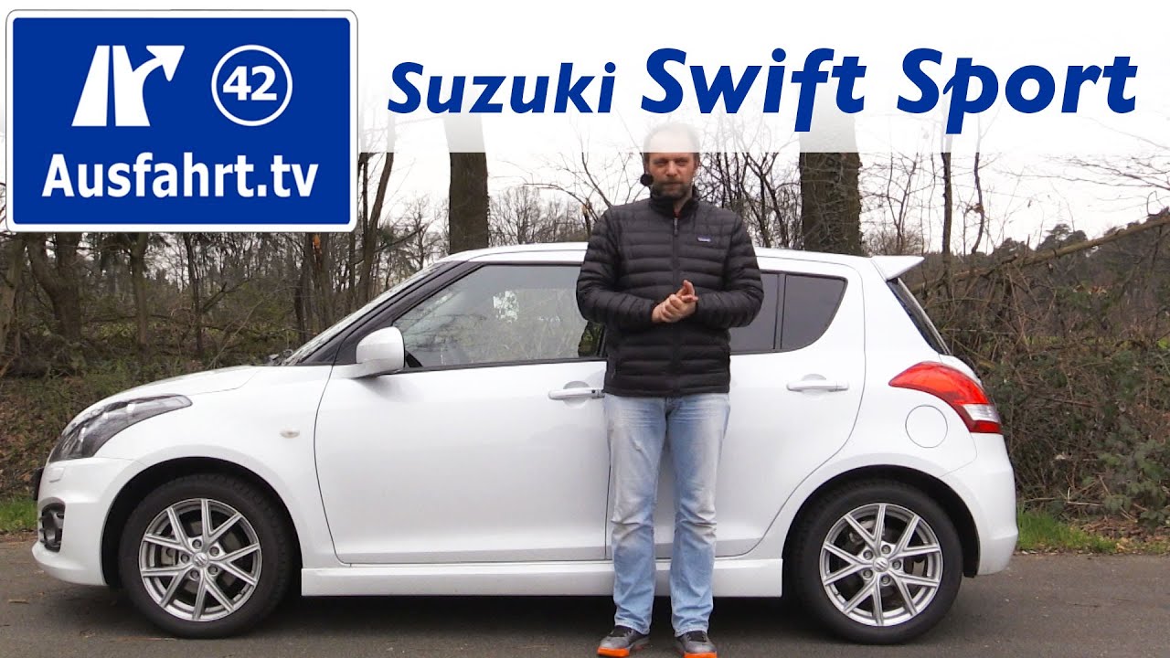 2016 Suzuki Swift Sport 5-Türer - Fahrbericht der Probefahrt, Test, Review Ausfahrt.tv