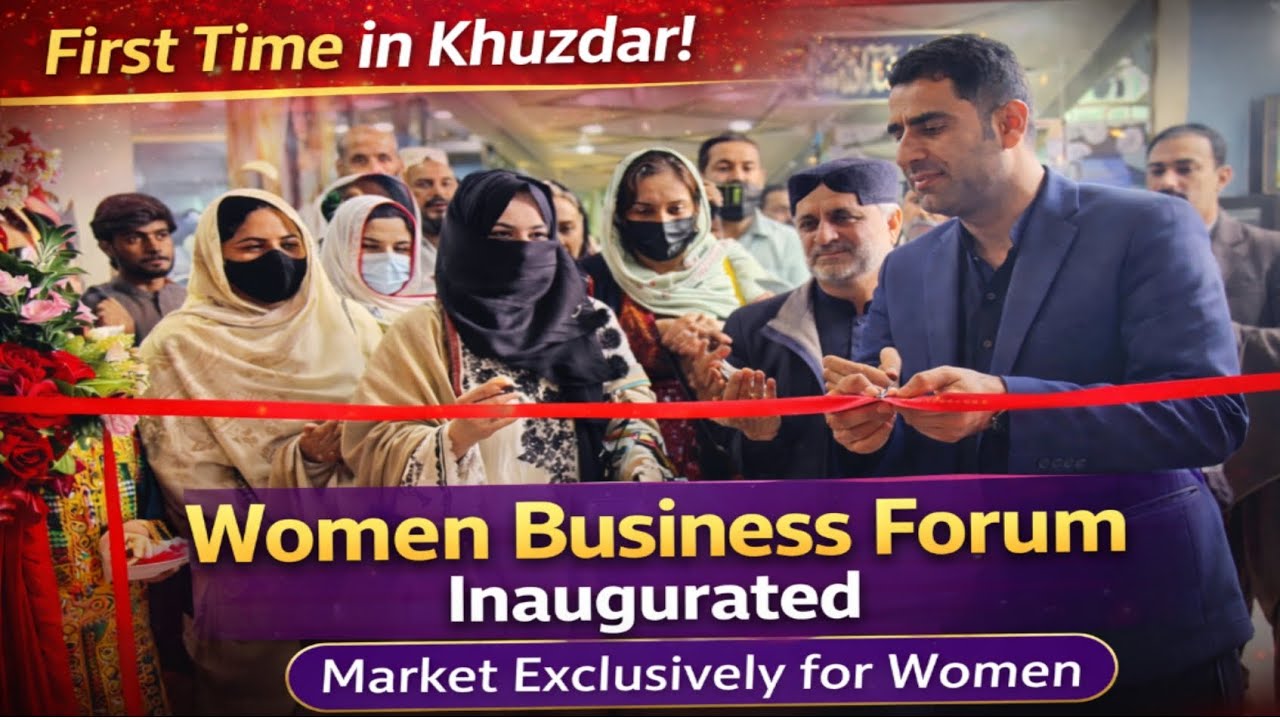  Only women will be buyers and sellers in the new  market of Khuzdar