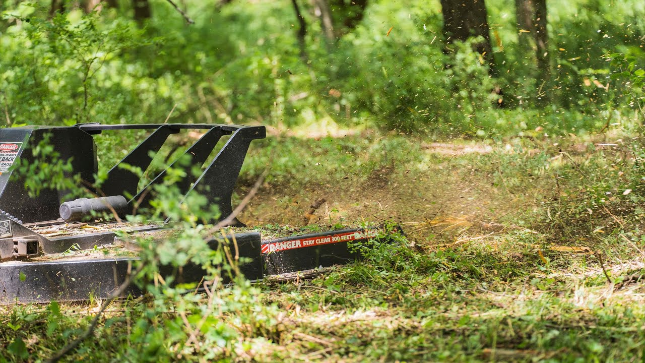 Vail Products® Skid Steer Brush Cutter Clearing Pasture Demo