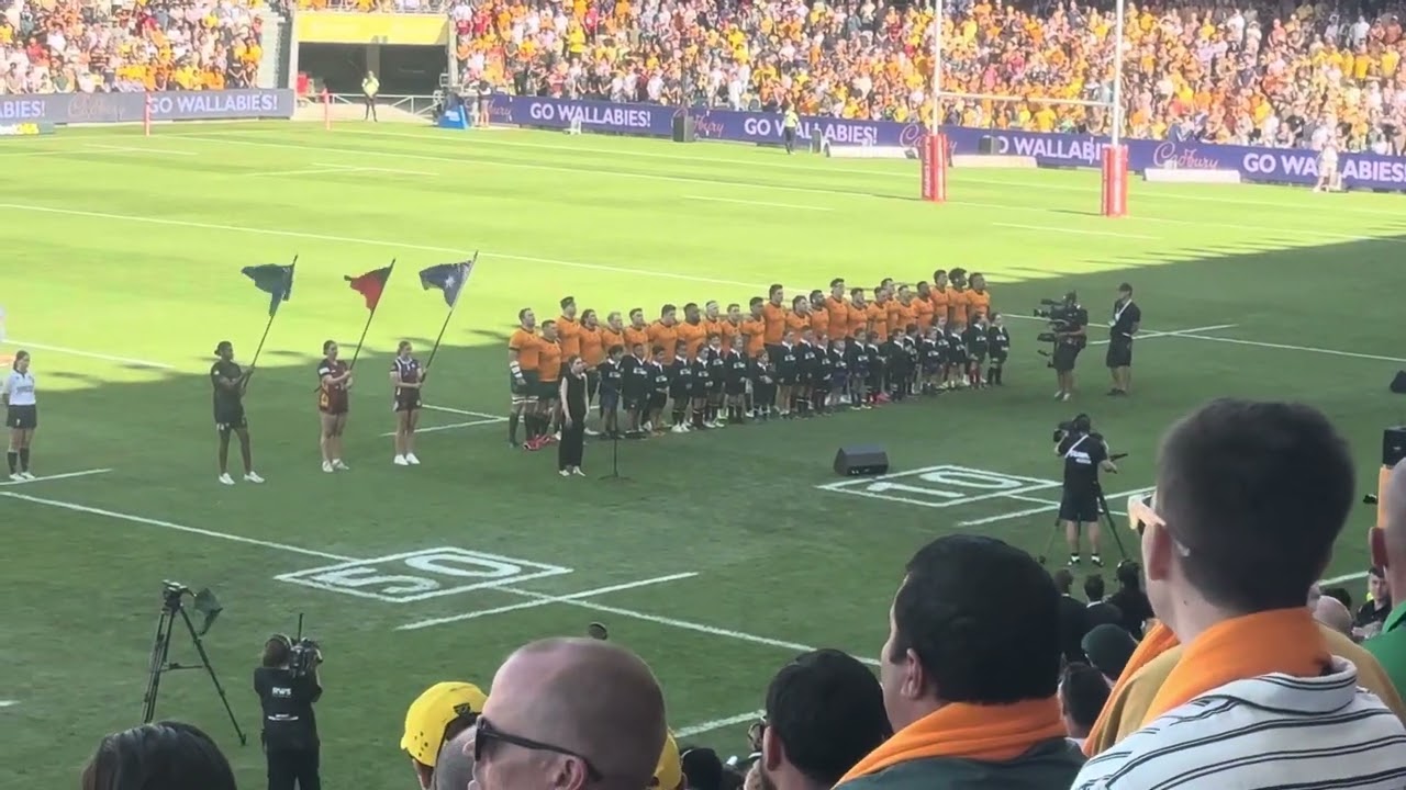 Australian National Anthem - Wallabies Game 
