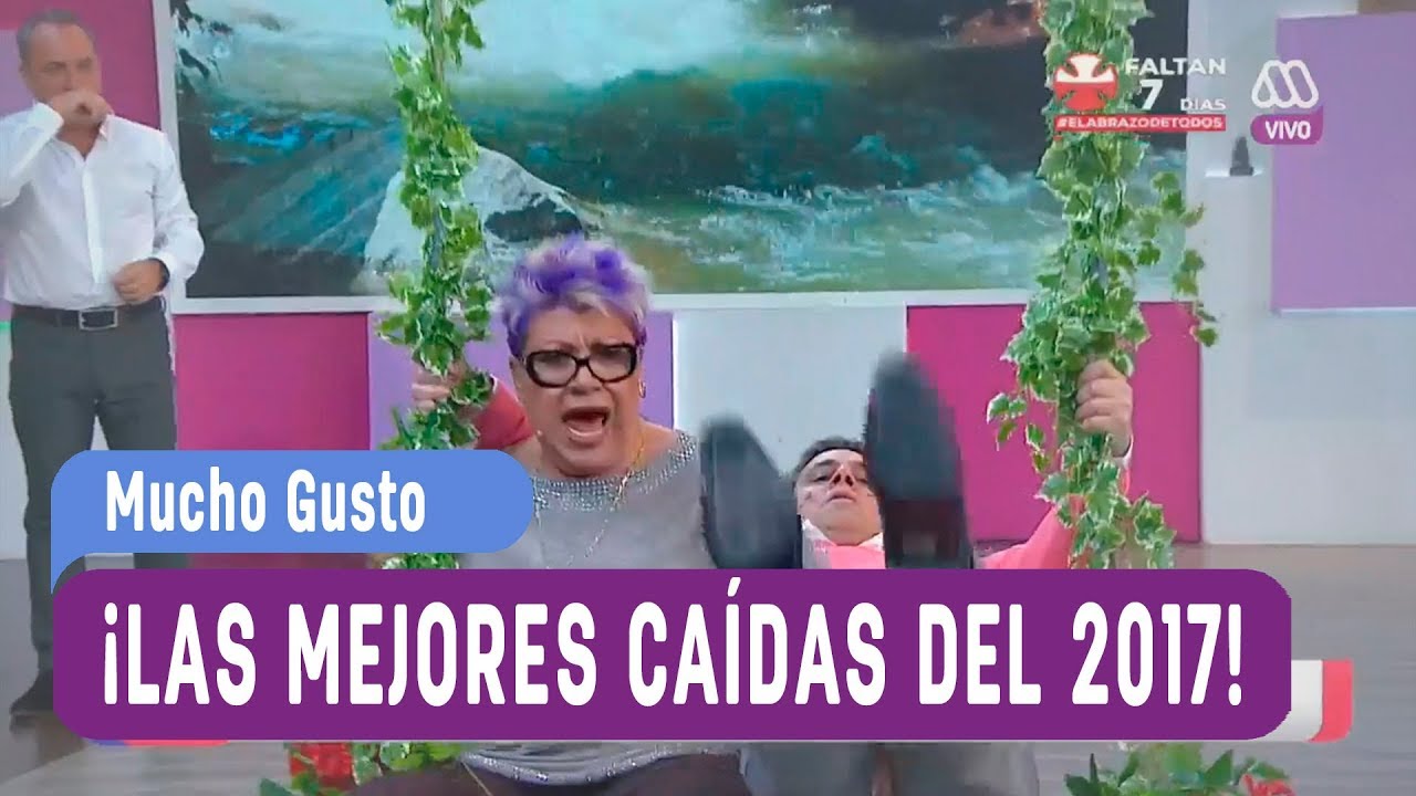 ¡Las mejores caídas del 2017! - Mucho Gusto 2017