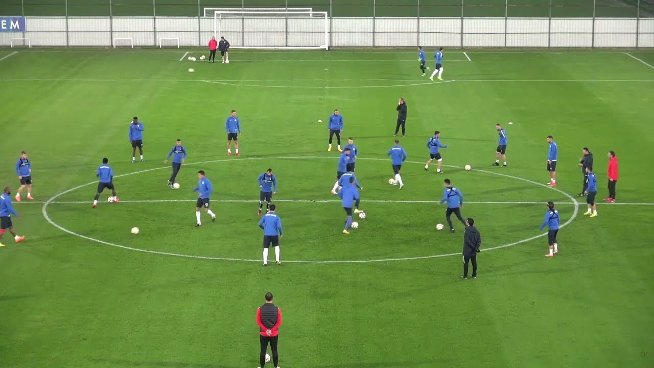 Activation with ball in mid circle
