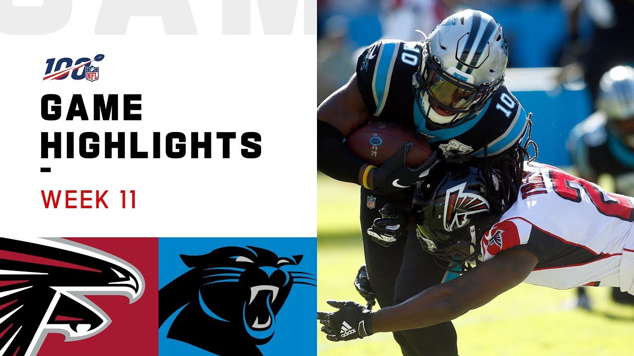 Falcons vs. Panthers Week 11 Highlights | NFL 2019
