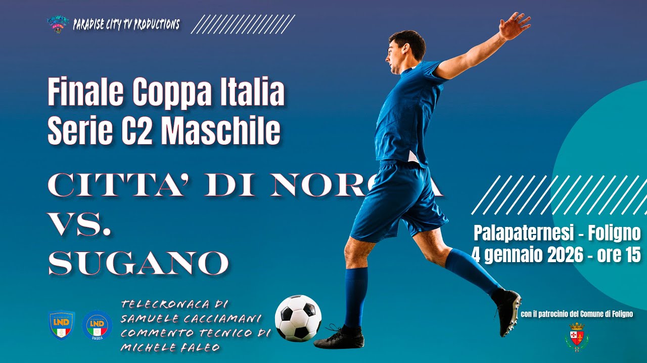⚽⚽ FINALE COPPA ITALIA SERIE C2 MASCHILE CALCIO A 5 - CITTA' DI NORCIA VS. ASD SUGANO ⚽⚽