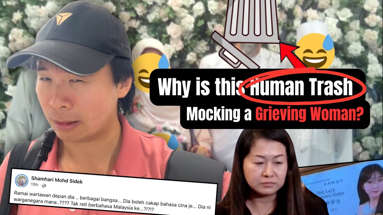 Why Is This Human Trash Mocking A Grieving Woman?