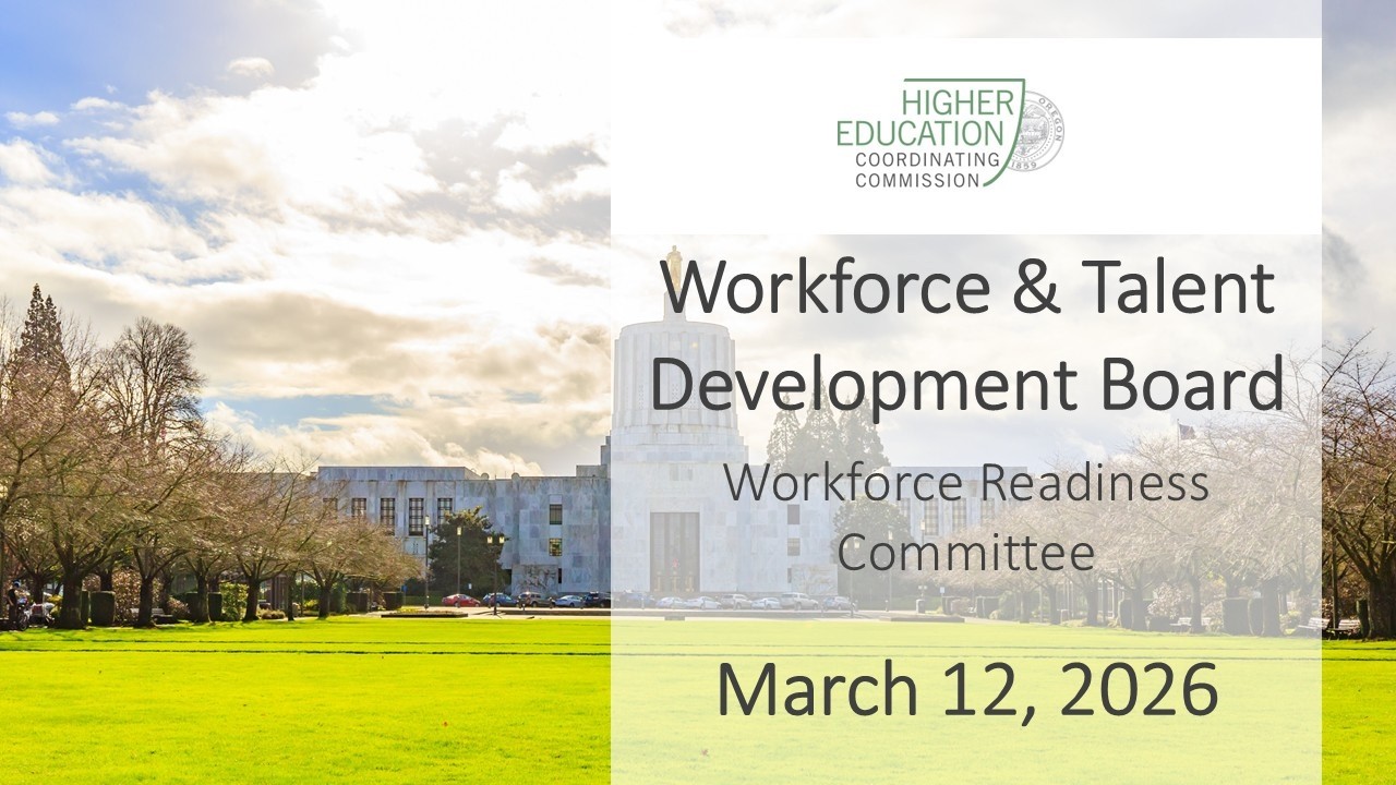 WTDB Workforce Readiness Committee - March 12, 2026