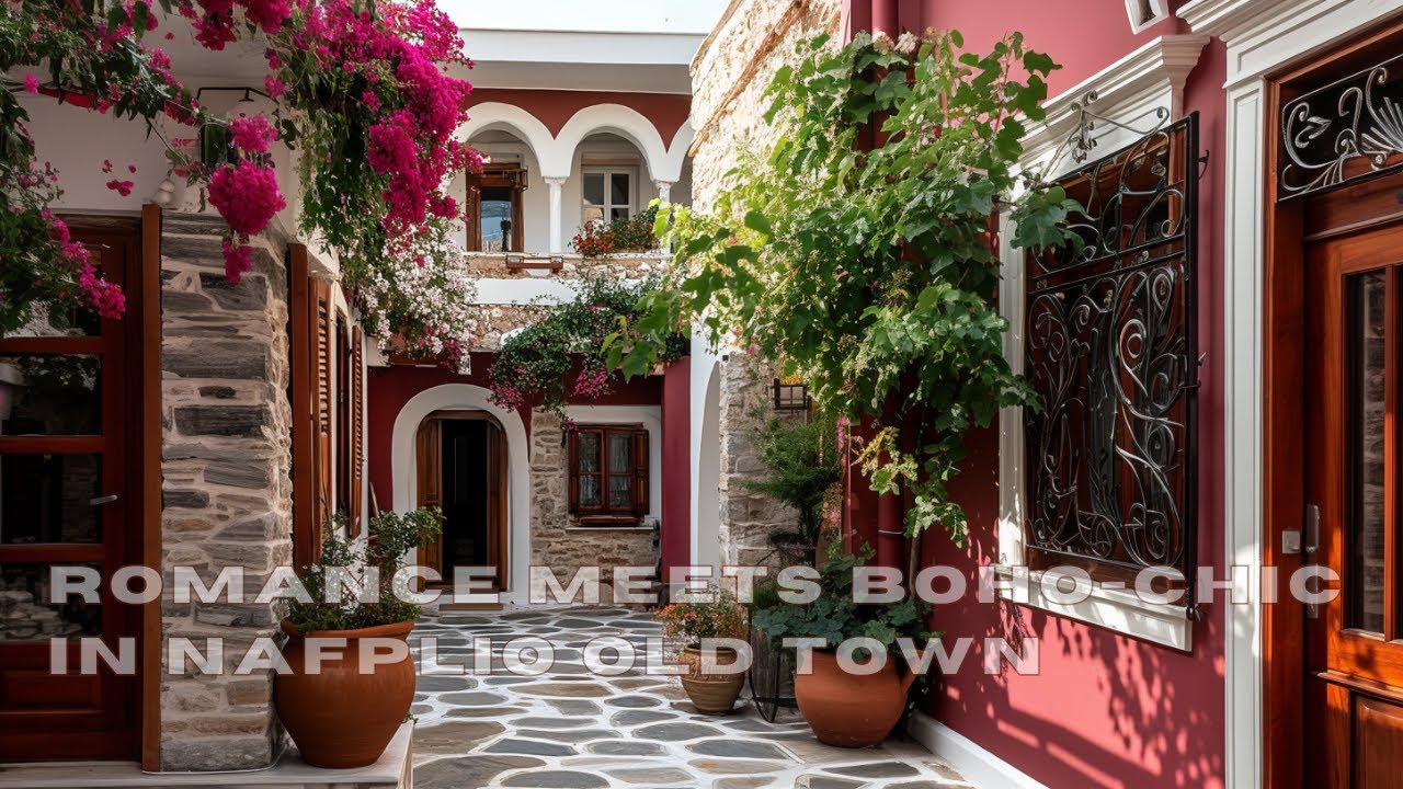 🇬🇷 Boho Chic & Timeless Greek Romance: A Nafplio Home Tour #nafplio