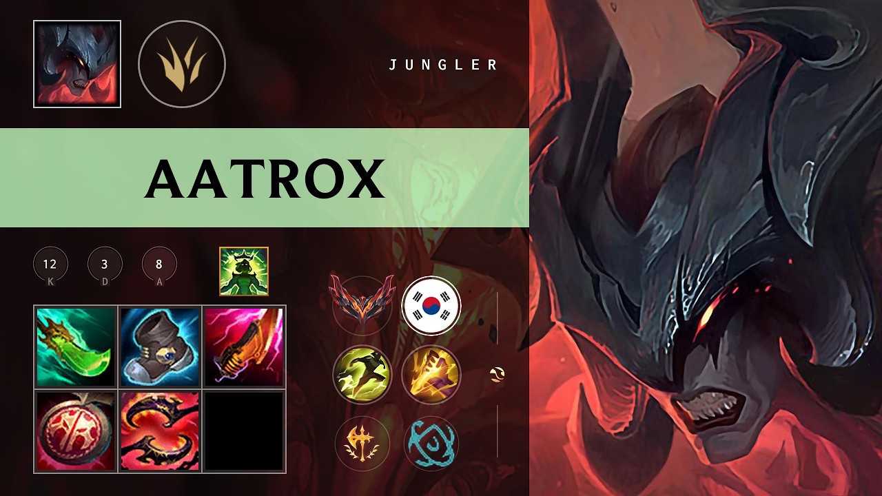 Aatrox Jungle vs Fiddlesticks - KR Grandmaster Patch 26.09