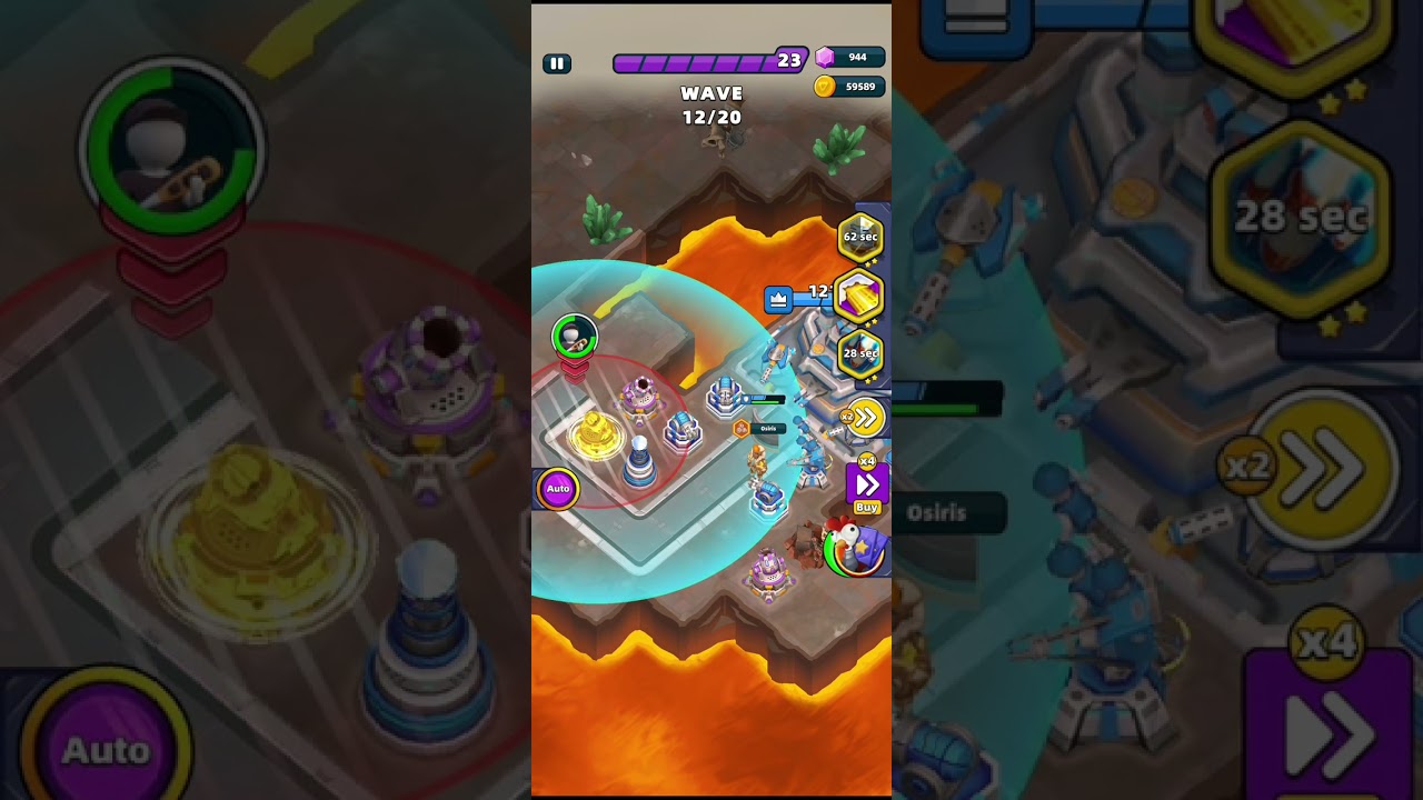 Raid Rash epic++(Partija 20) Wave 1/20 4 boss 