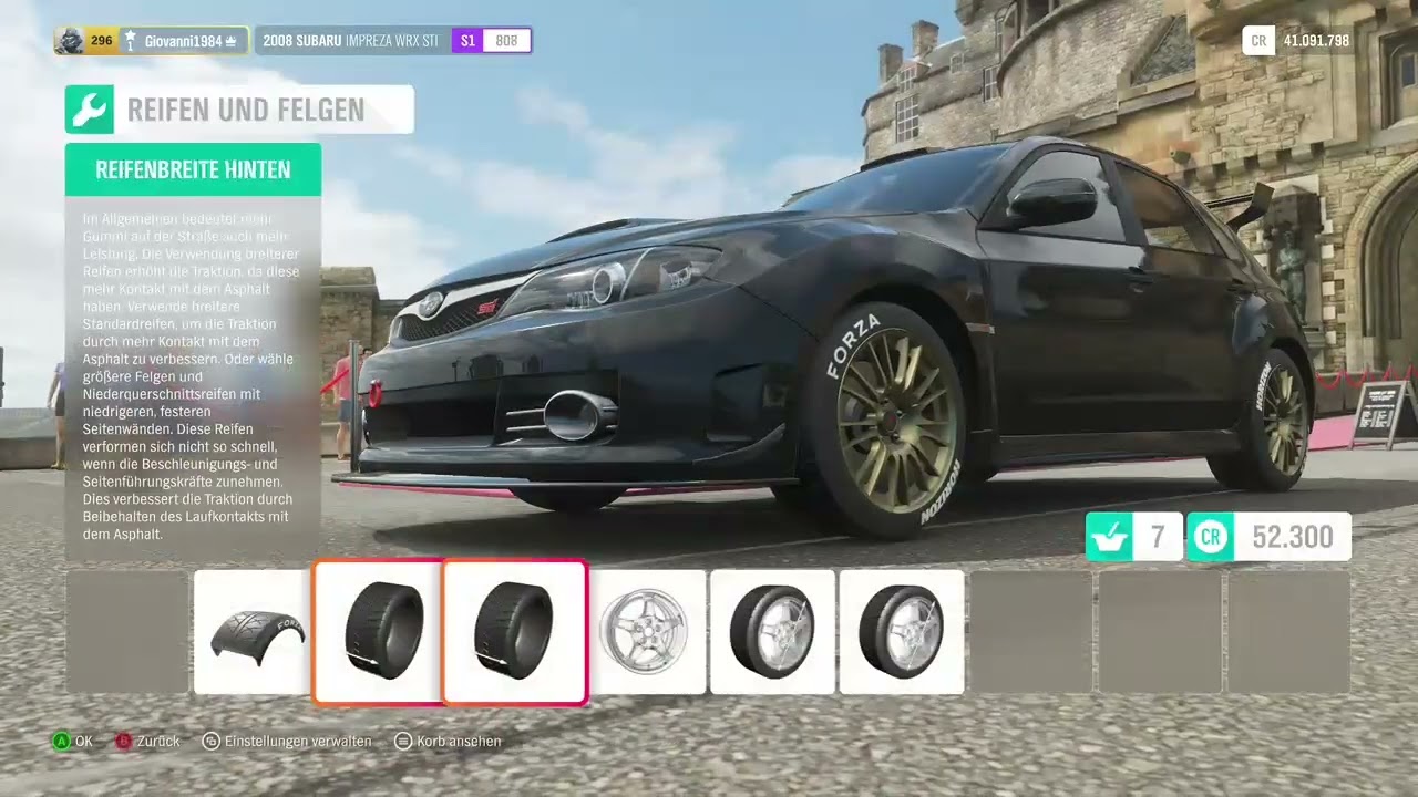 FORZA HORIZON  4 Tuning Subaru Impreza WRX STI 2008
