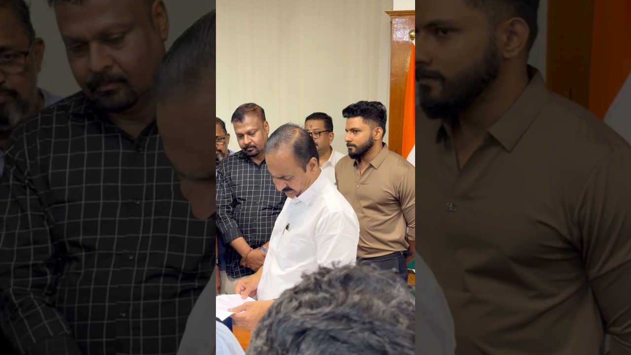 This CM Office Video Is Going Viral Across Kerala ❤️🔥#vdsatheesan #keralacm #chiefminister