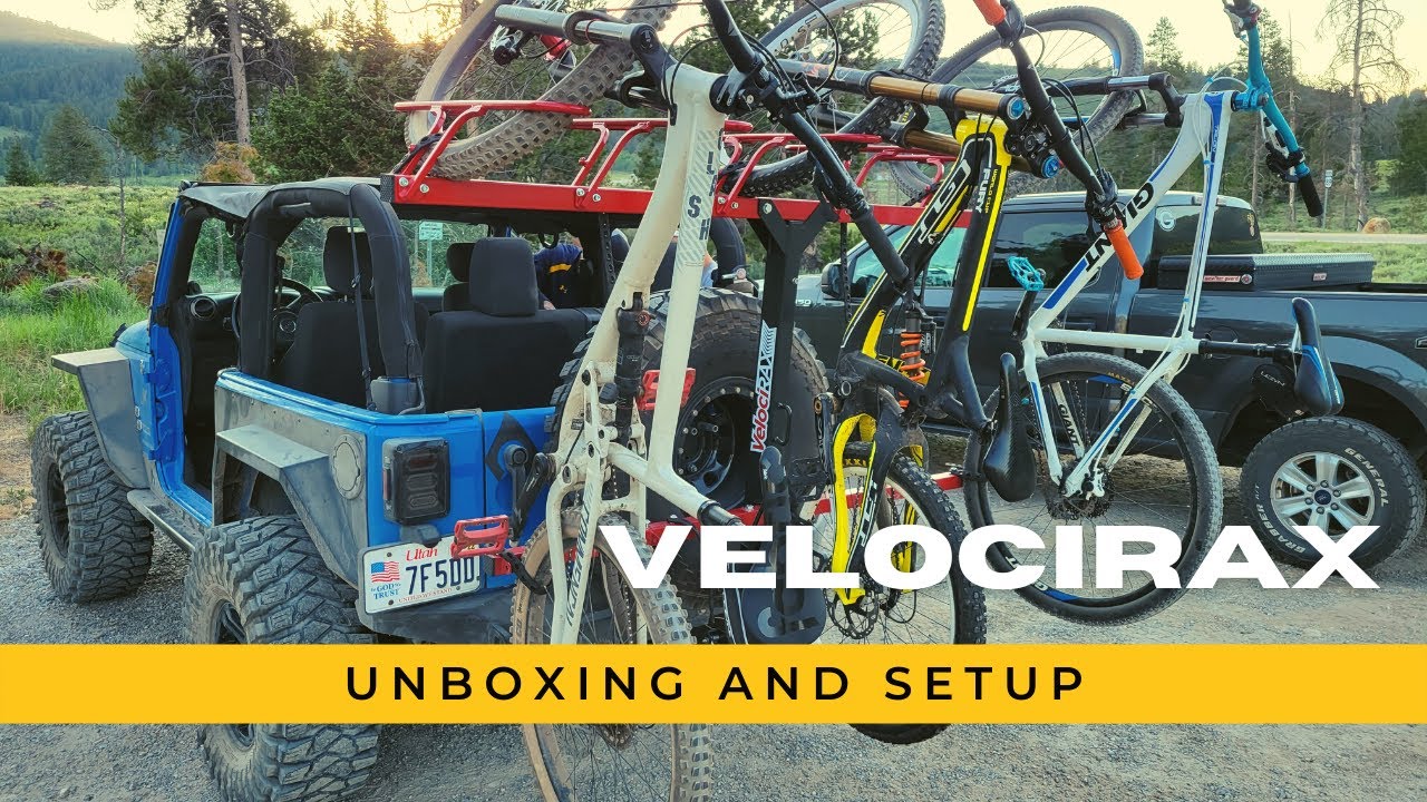 Velocirax Unboxing and Assembly. Perfect for SUV's and Jeeps with Big Spare Tires.