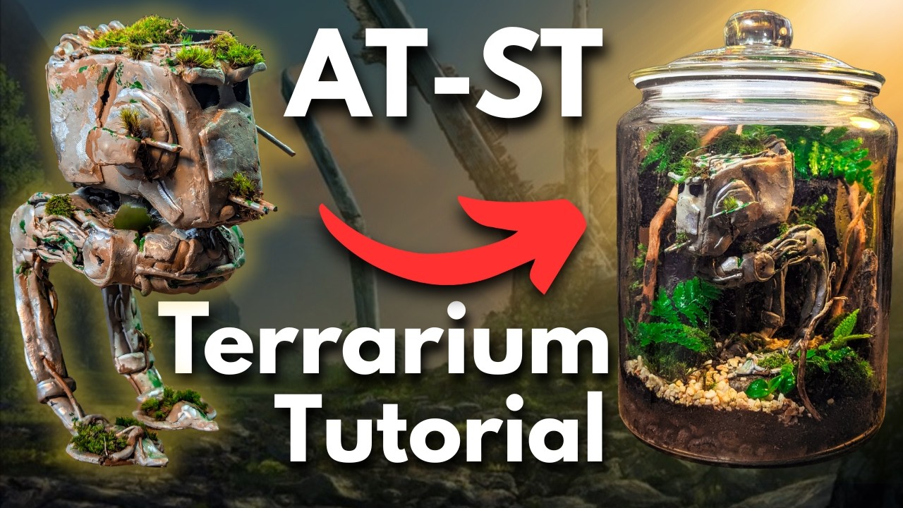 I Built a Star Wars AT-ST In a Terrarium!