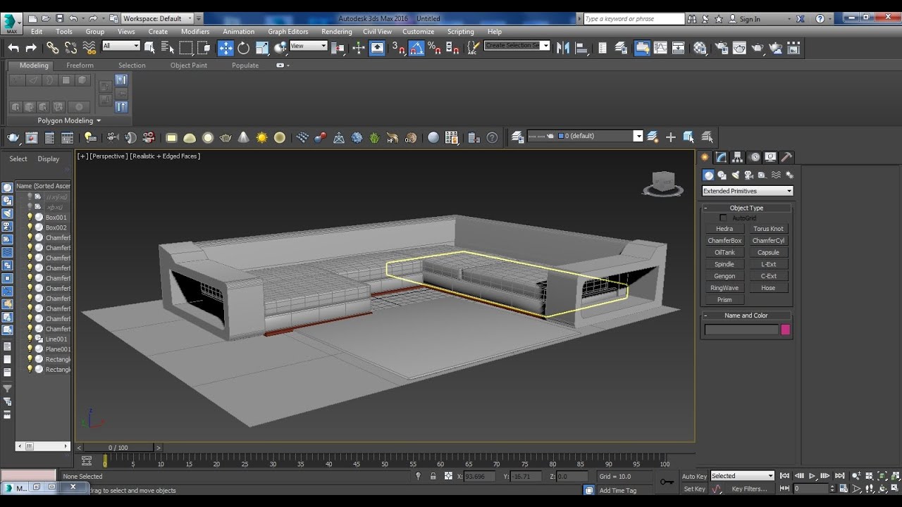 Tutorial on Modeling a Stylish Sofa in 3dsmax.