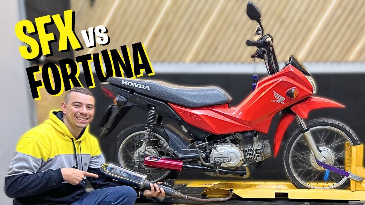 SFX VS FORTUNA POP110! QUAL VAI SE DAR MELHOR NO TESTE PRATICO DE ESCAPAMENTO?