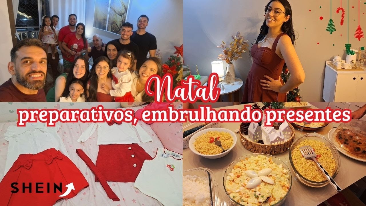 NATAL 2025| PREPARATIVOS FINAIS| EMBRULHANDO PRESENTES| MUITA DIVERSÃO 🎄❤️