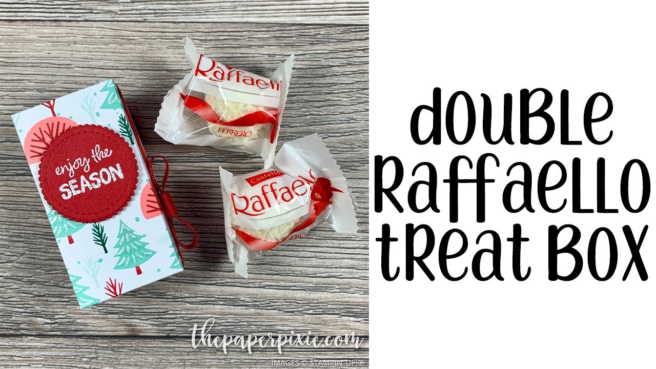 Christmas Treat Boxes to Make - Double Raffaello Treat Box Tutorial