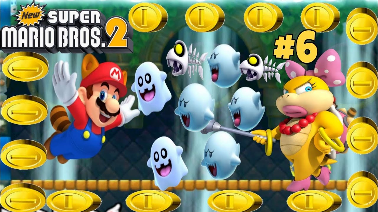 New Super Mario Bros 2 - UN BOSS QUI TOMBE À L'EAU - Épisode 6 - Let's Play FR