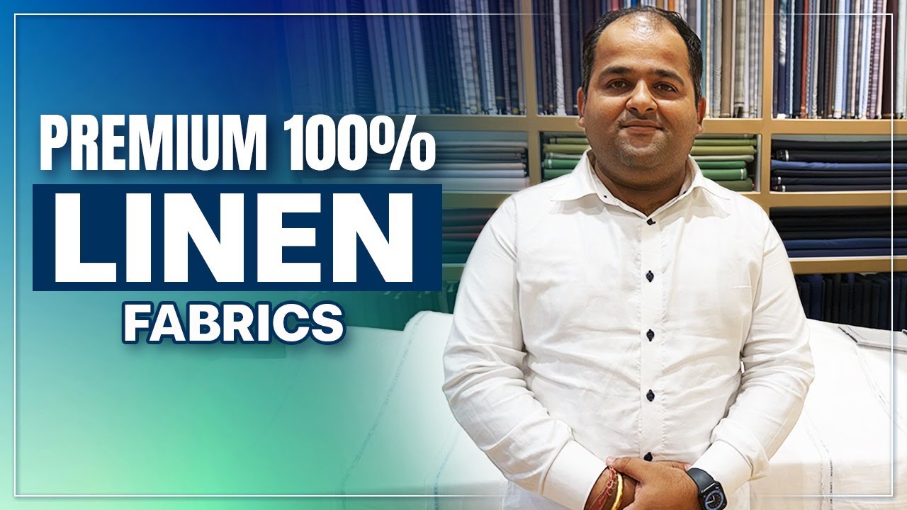 Extra Super Luxury & Premium 100% Pure Original White Linen Fabrics | Best Linen Shirt for Summer