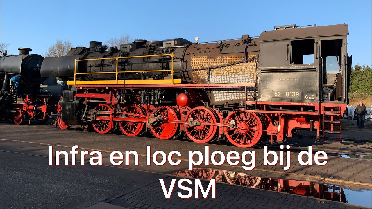 De infra ploeg en loc ploeg op (08-03-2025). VSM 636, 309 en 307 in actie. Mee rijden met de 636.